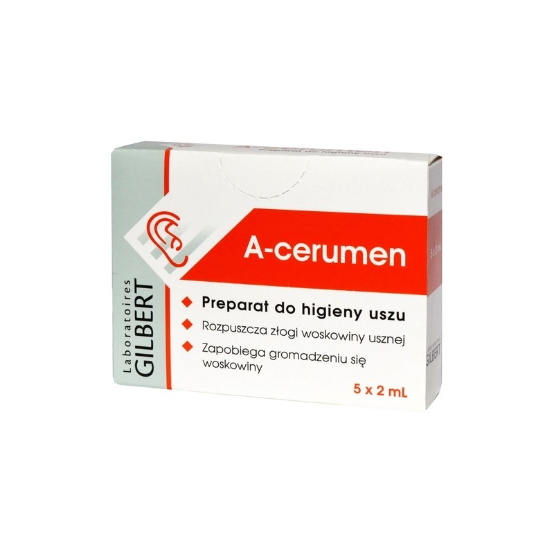 A-Cerumen Preparat do Higieny Uszu w Ampułkach 4 x 2 ml