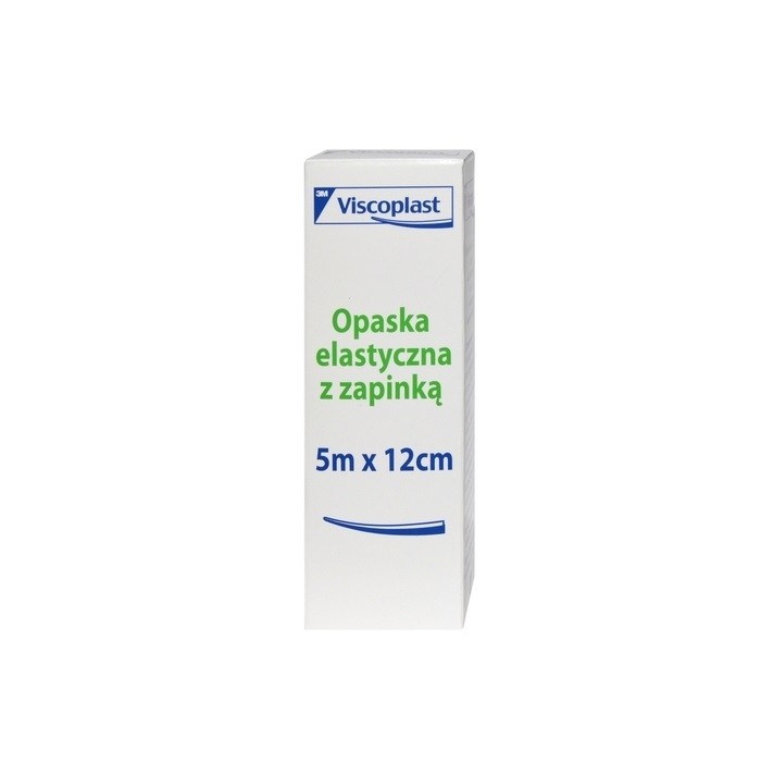 Viscoplast Opaska Elastyczna z zapinką 5m x 12cm 1 szt.