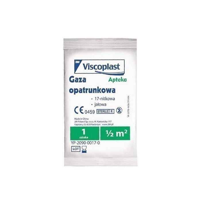 Viscoplast Gaza jałowa 17 nitkowa 0,5 m2 1 szt.