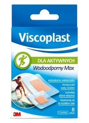 Viscoplast Wodoodporny Max Plastry 8 szt.