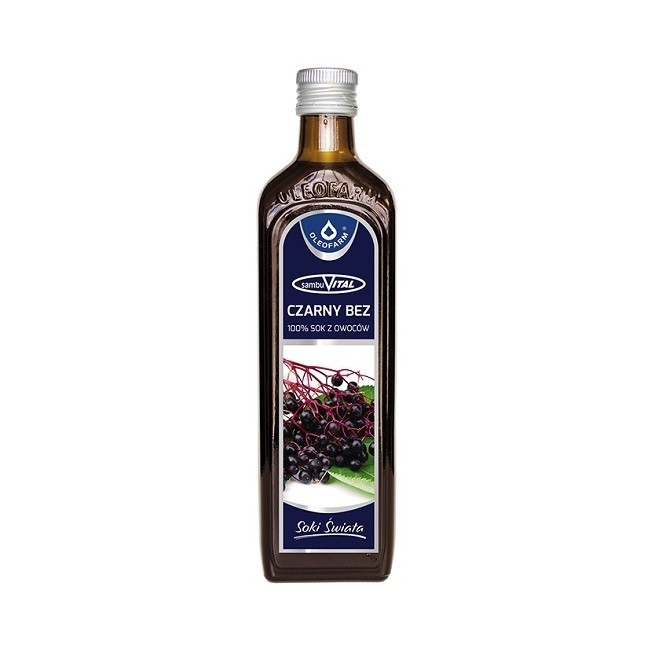 Sambuvital 100% Sok z Czarnego Bzu 490 ml