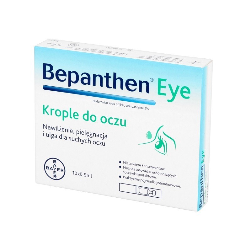 Bepanthen Eye Ampułki Krople do Oczu