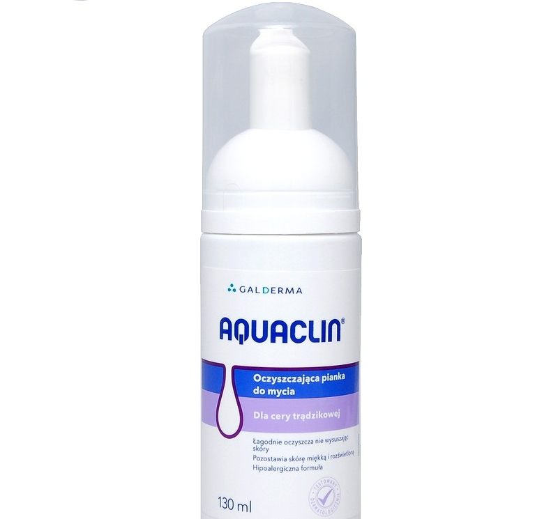 Aquaclin Oczyszczająca pianka do mycia 130 ml