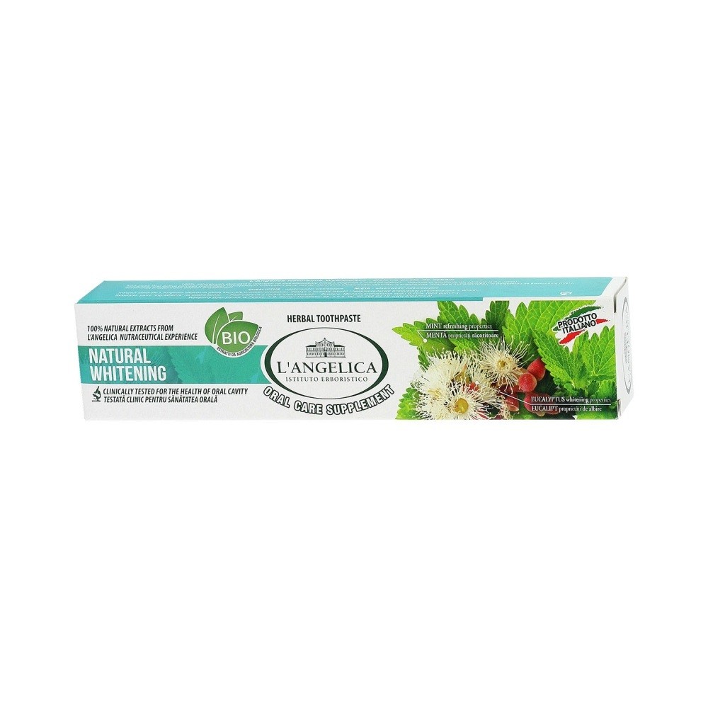 L'Angelica Naturalnie Wybielająca Pasta do zębów 75 ml