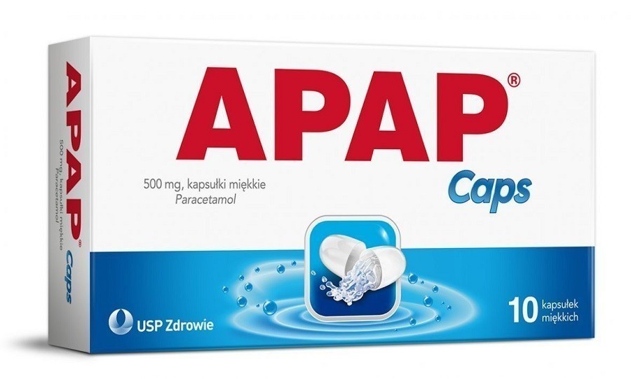 Apap Caps 500 mg 10 Kapsułek