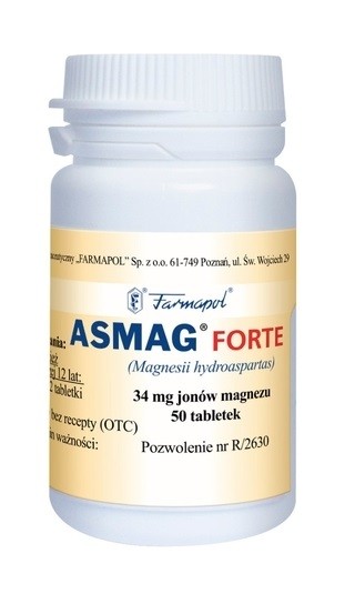 Asmag Forte 50 Tabletek