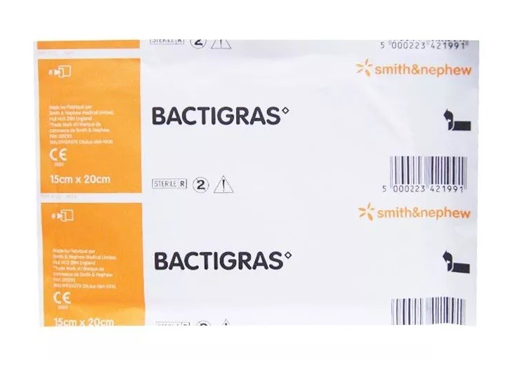 Bactigras 20cmx15cm Opatrunek 1 szt.