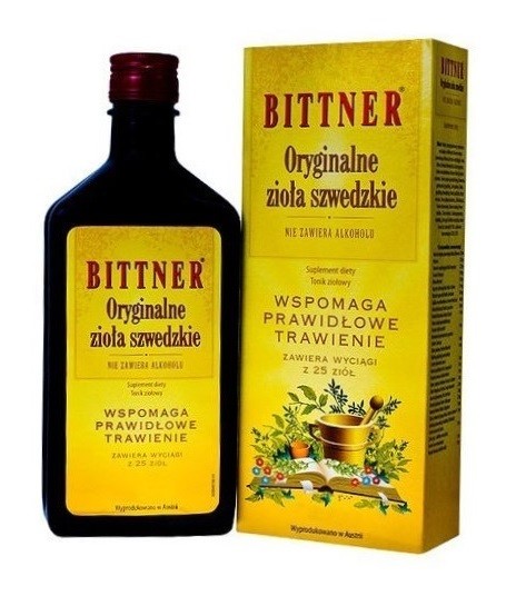Bittner Oryginalne Zioła Szwedzkie Tonik zioł.