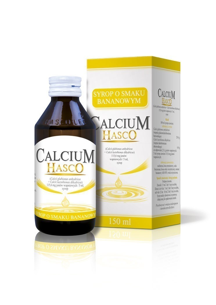 Calcium Hasco o smaku bananowym