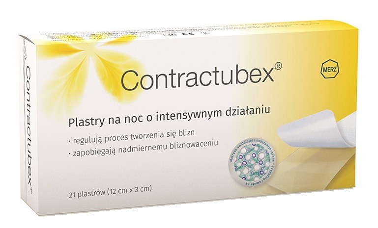 Contractubex Plastry n/noc o intens.działaniu