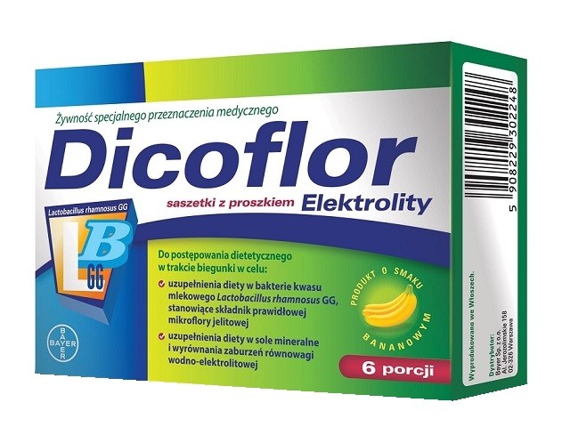 Dicoflor Elektrolity 12 Saszetek
