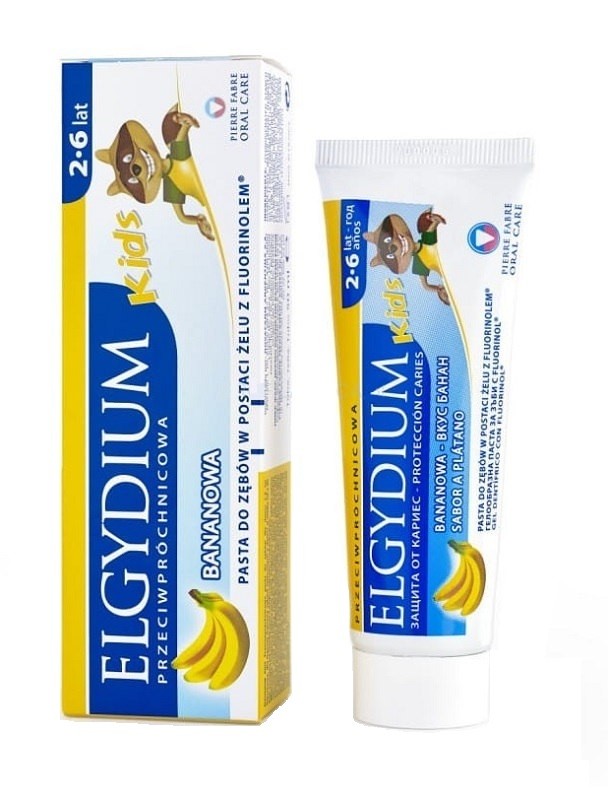 Elgydium Kids Bananowa Pasta do zębów 50 ml