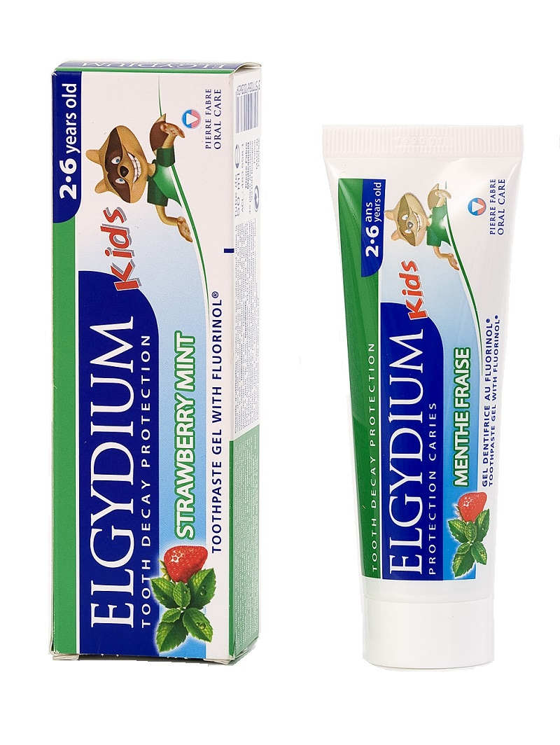 Elgydium Kids Miętowo-Truskawkowa Pasta do zębów 50 ml
