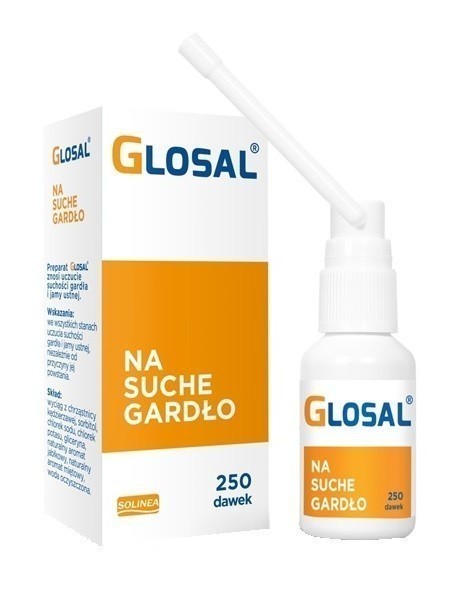 Glosal Spray na Suche Gardło 250 dawek