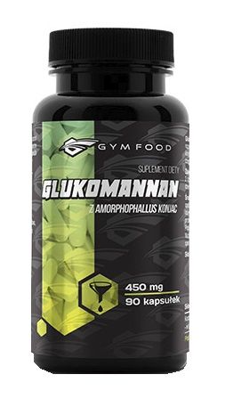Gymfood Glukomannan 90 Kapsułek