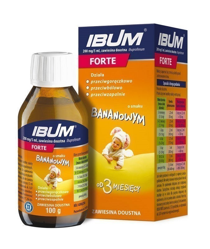 Ibum Forte Zawiesina Doustna o Smaku Bananowym 100g