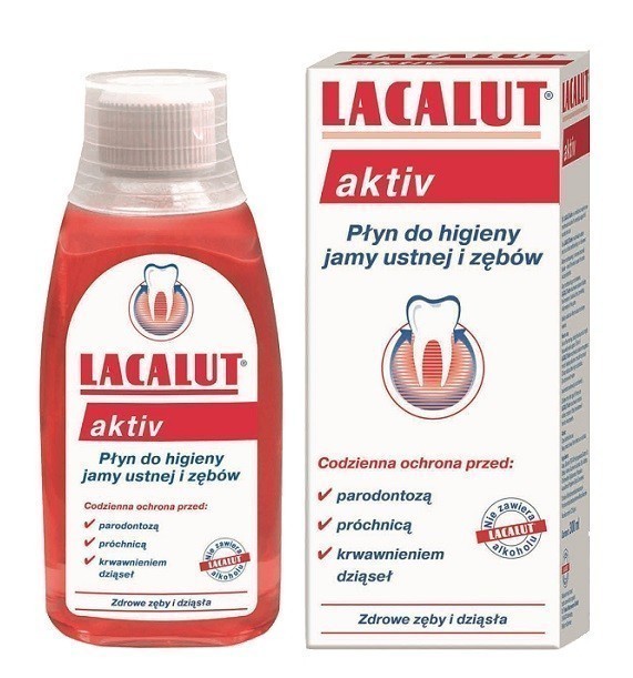 Lacalut Aktiv Płyn do płukania jamy ustnej 300 ml