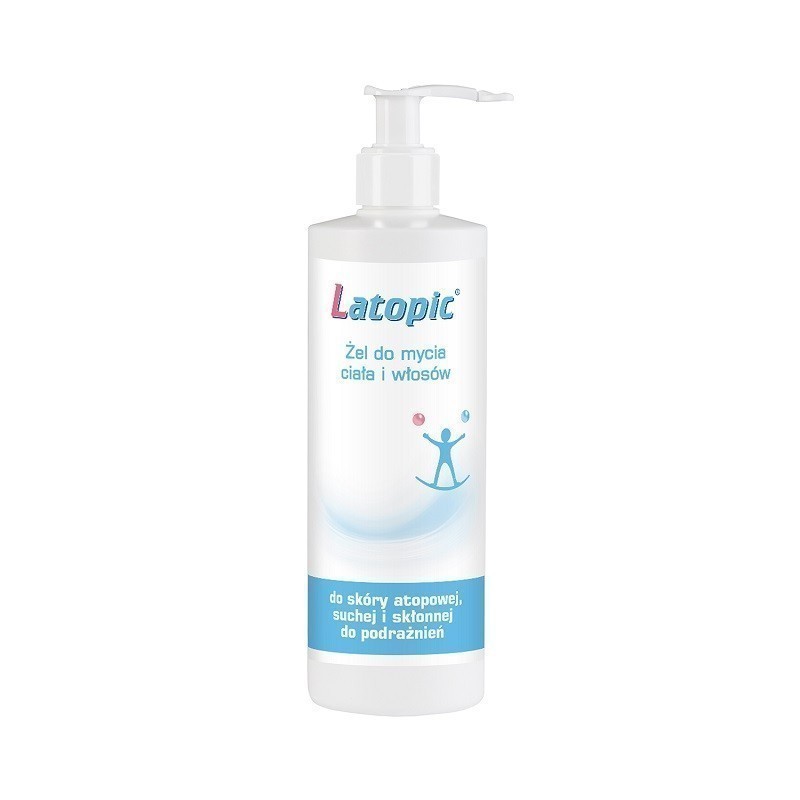 Latopic Żel do mycia ciała i włosów 400 ml