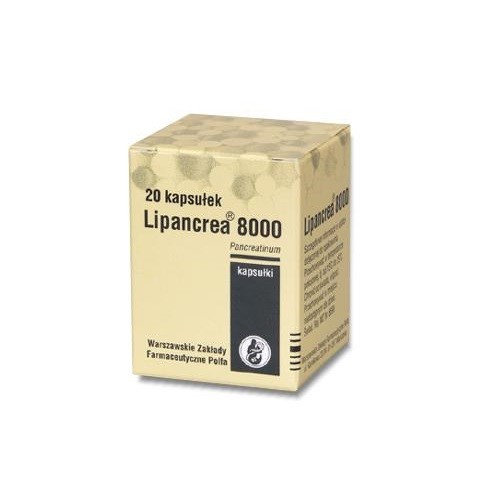 Lipancrea 8000 20 Kapsułek
