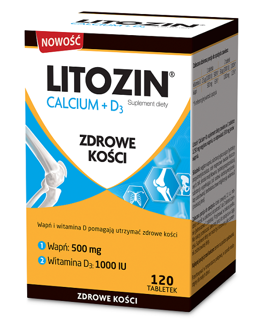 Litozin Calcium + D3 120 Tabletek