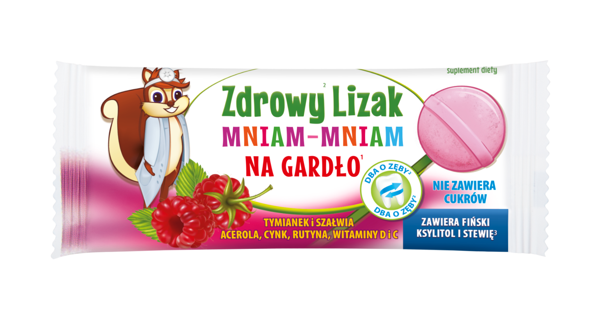 Zdrowy Lizak Mniam-Mniam na gardło
