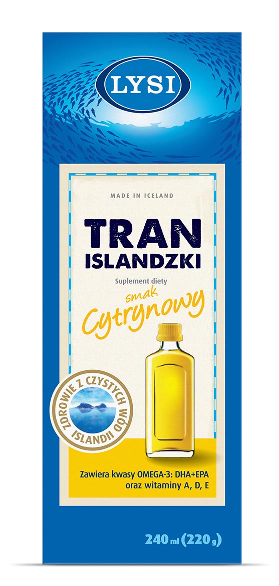 Lysi Tran Islandzki - smak cytrynowy