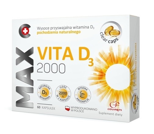 Max Vita D3 2000 j.m. 60 Kapsułek