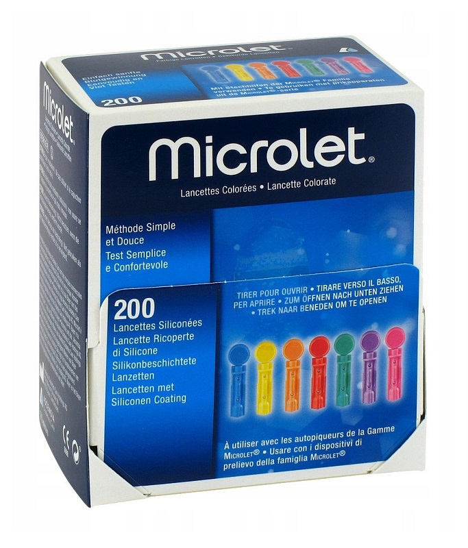 Microlet Lancets 200 Sztuk