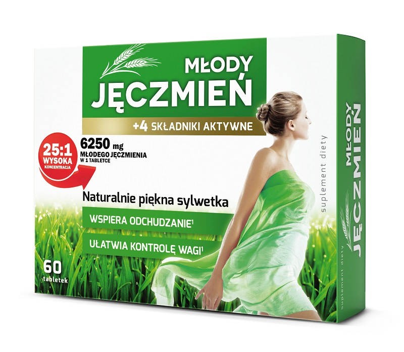 Młody Jęczmień 60 Tabletek