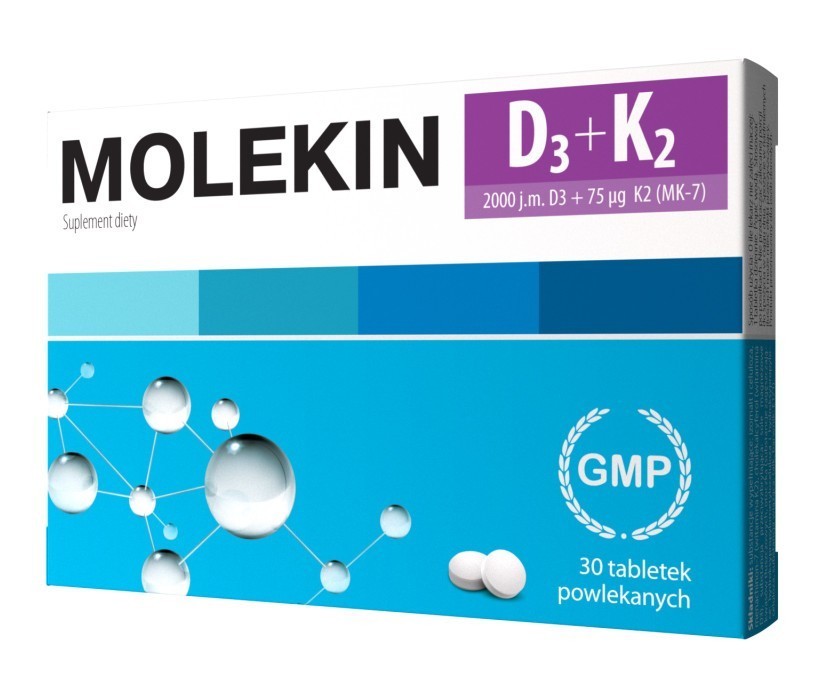 Molekin D3 + K2 30 Tabletek