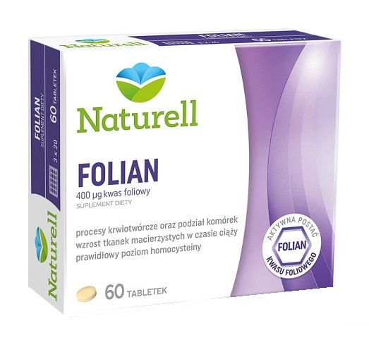 Naturell Folian 60 Tabletek