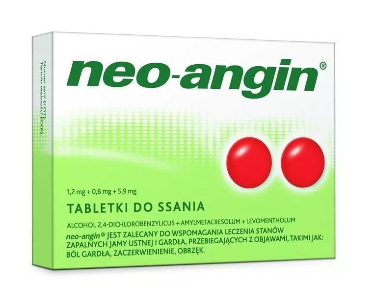 Neo-Angin Pastylki do ssania