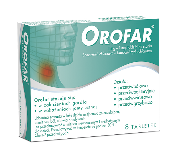 Orofar Total Action 8 Tabletek