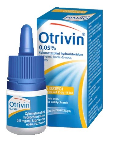 Otrivin 0,05% Krople do nosa 10 ml