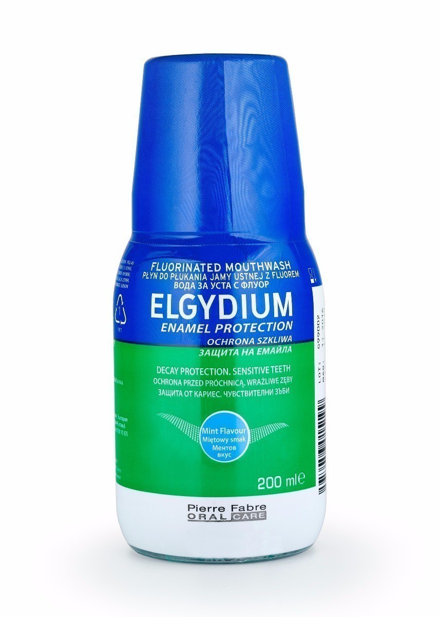 Elgydium Ochrona Szkliwa - płyn do płukania jamy ustnej z fluorem