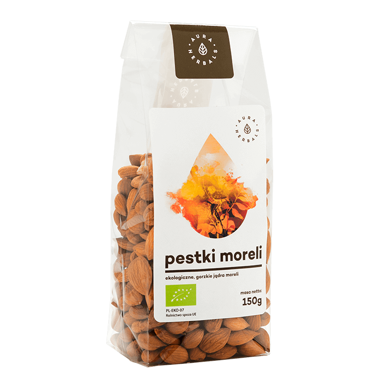 Pestki Moreli Bio - ekologiczne jądra gorzkie moreli