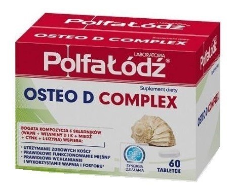 Laboratoria Polfa Łódź Osteo D Complex 60 Tabletek
