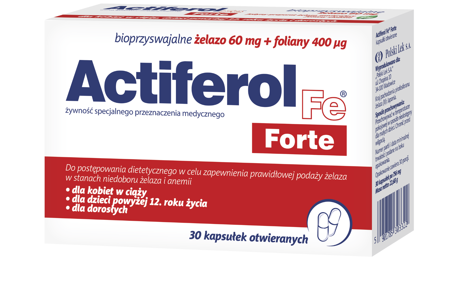 Actiferol Fe Forte - kapsułki