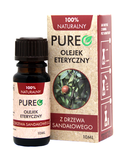 Pureo Naturalny Olejek Eteryczny Drzewo Sandałowe 10 ml