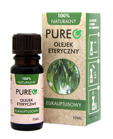 Pureo Naturalny Olejek Eteryczny Eukaliptusowy 10 ml