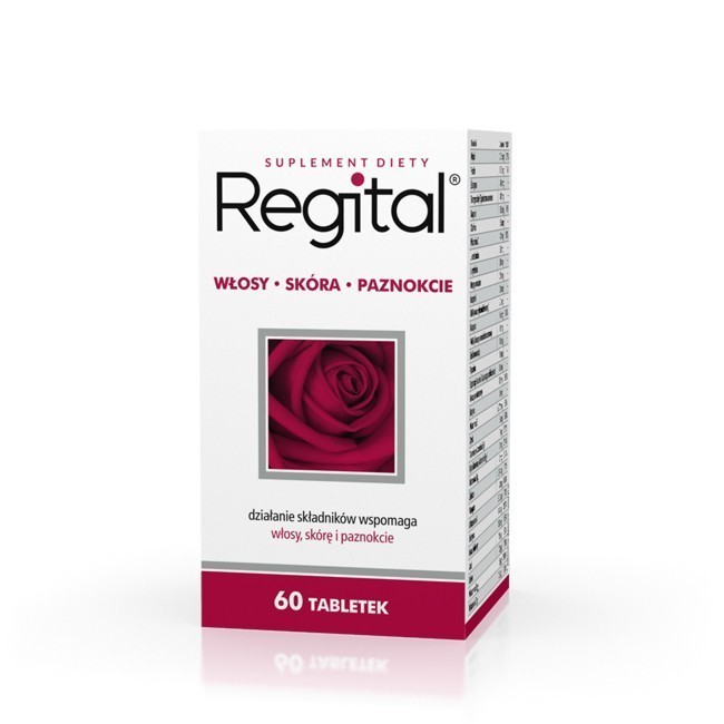 Regital Włosy, skóra, paznokcie 30 Tabletek