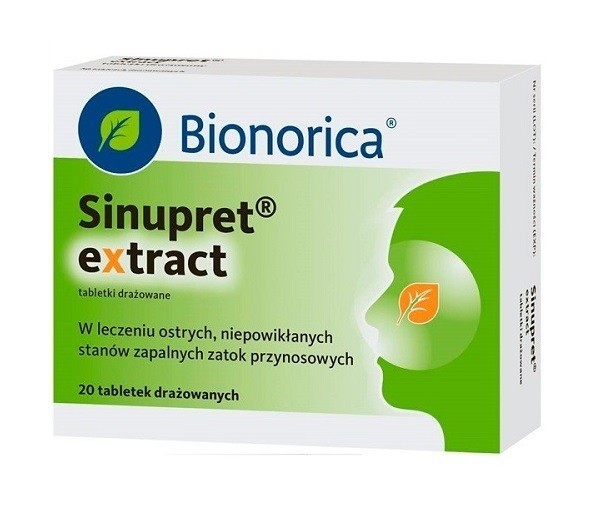 Sinupret Extract 20 Tabletek