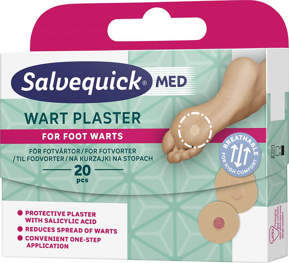 Salvequick Med - plastry na kurzajki