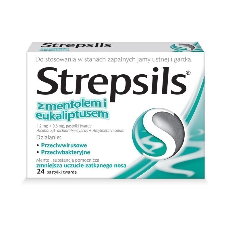 Strepsils z mentolem i eukaliptusem
