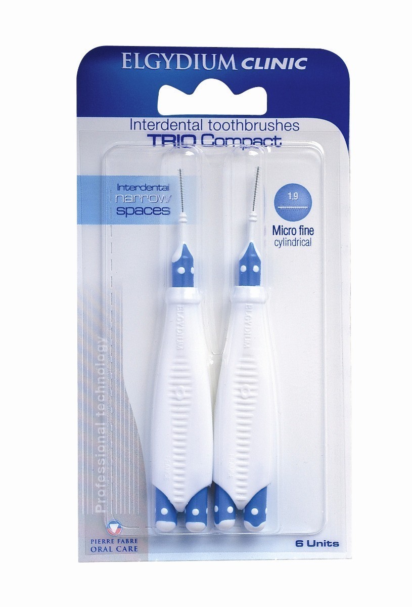 Elgydium Clinic Trio Compact - szczoteczki międzyzębowe wąskie