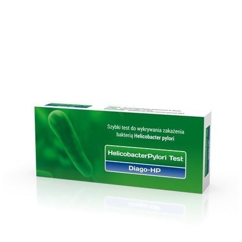 Test do wykrywania bakterii Helicobacter pylori Diago HP