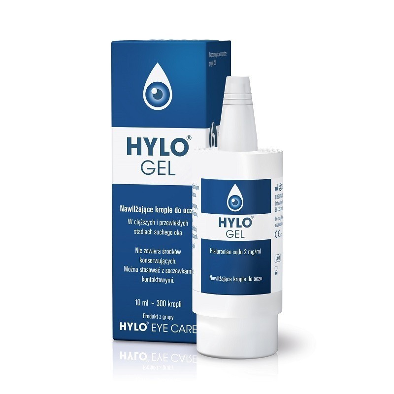 Hylo-Gel 0,2% Krople do oczu 10 ml