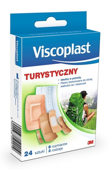 Viscoplast Turystyczny Zestaw Plastrów 24 szt.