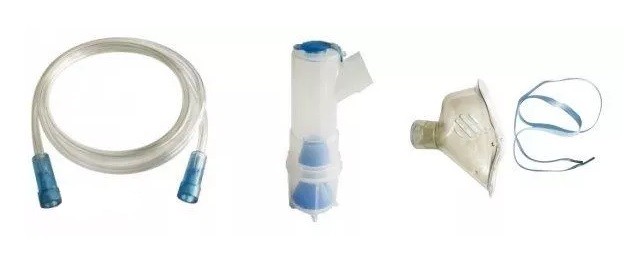 Zestaw akcesoriów do inhalacji dzieci z regulacją wielkości cząsteczek