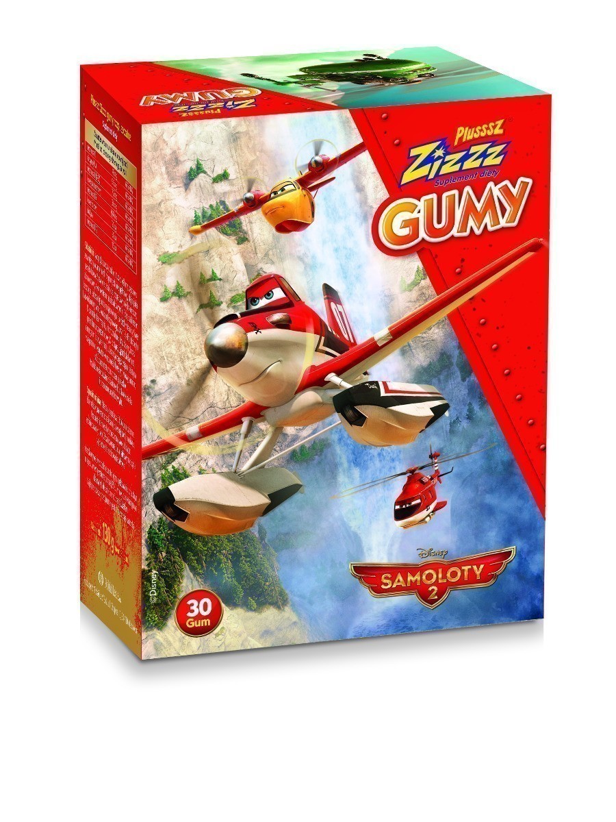 Plusssz Zizzz Gumy - Samoloty